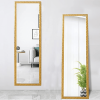 Full Length Mirror Door Mirror Full Body Dressing Mirror Wall Mounted Hanging for Dorm Home; 50&quot;x 14&quot;; Gold