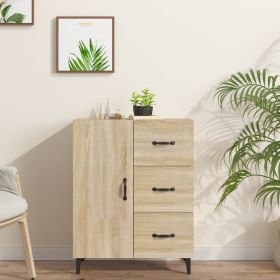 Sideboard Sonoma Oak 27.4"x13.4"x35.4" Engineered Wood