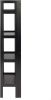 Black Winsome Wood Terry Shelving, Folding Bookcase ,Black