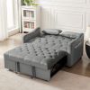 Grey Velvet Sofa Bed