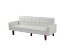 Sofa & Sofa Bed -White PU Leather
