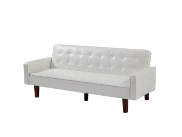Sofa & Sofa Bed -White PU Leather