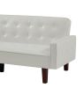 Sofa & Sofa Bed -White PU Leather