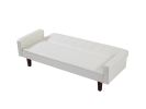 Sofa & Sofa Bed -White PU Leather