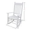 Wooden porch rocker chair WHITE