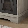 Wine cabinet (Grey; 35.41''W*13.39''D*47.44''H)