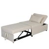 Folding Ottoman; Sofa Bed; Chair(Beige)