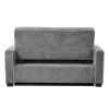 65.7" Linen Upholstered Sleeper Bed ; Pull Out Sofa Bed Couch attached two throw pillows; Dual USB Charging Port and Adjustable Backrest for Living Ro