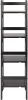 Black Winsome Wood Terry Shelving, Folding Bookcase ,Black