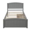 Twin size Platform Bed with Two Drawers
