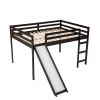 Loft Bed with Slide;  Multifunctional Design;  Full
