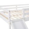 Loft Bed with Slide;  Multifunctional Design;  Full