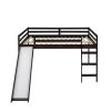 Loft Bed with Slide;  Multifunctional Design;  Full