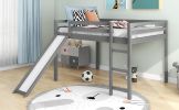 Loft Bed with Slide;  Multifunctional Design;  Full