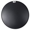 SDKOA Large Round Mirror 32 Inch with Black Aluminum Frame for Wall Decor;  Bathroom Big Circle Mirror Modern Style Wall Hanging for Bedroom;  Living