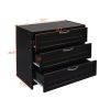 Low Twin Size Loft Bed with Cabinets;  Shelves and Slide
