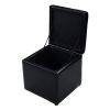 16 Inch Ottoman Pouffe Storage Box Lounge Seat Footstools