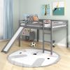 Loft Bed with Slide;  Multifunctional Design;  Full