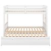 Twin over Pull-out Bunk Bed with Trundle