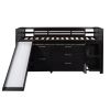 Low Twin Size Loft Bed with Cabinets;  Shelves and Slide