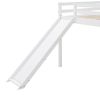 Loft Bed with Slide;  Multifunctional Design;  Full