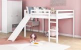 Loft Bed with Slide;  Multifunctional Design;  Full