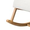 Trachin Rocking Chair with Rattan Arms