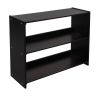 Low Twin Size Loft Bed with Cabinets;  Shelves and Slide