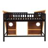 Full Size Boat Shape Loft Bed with Ladder
