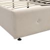 Upholstered Platform Bed with Underneath Storage; Full Size