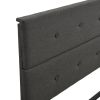 Upholstered Platform Bed with Underneath Storage; Full Size