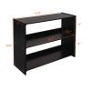 Low Twin Size Loft Bed with Cabinets;  Shelves and Slide