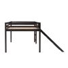 Loft Bed with Slide;  Multifunctional Design;  Full