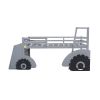 Twin Size Forklift Car-Shaped Loft Bed with Storage Shelves