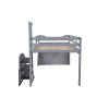 Twin Size Forklift Car-Shaped Loft Bed with Storage Shelves