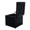 16 Inch Ottoman Pouffe Storage Box Lounge Seat Footstools
