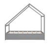 Twin Size Wooden House Bed With Twin Size Trundle