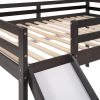 Loft Bed with Slide;  Multifunctional Design;  Full