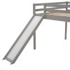Loft Bed with Slide;  Multifunctional Design;  Full
