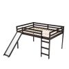 Loft Bed with Slide;  Multifunctional Design;  Full