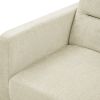 Loveseats Sofa Bed with Pull-out Bed;  Adjustable Back and Two Arm Pocket