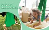 1pc Indoor Therapy Sensory Swings For Kids; Outdoor or Room Adjustable Fabric Hammock Autism; ADHD; Aspergers; Sensory Integration