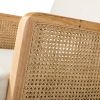 Trachin Rocking Chair with Rattan Arms