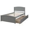 Twin size Platform Bed with Two Drawers