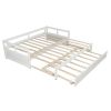 Extending Daybed with Trundle, Wooden Daybed with Trundle